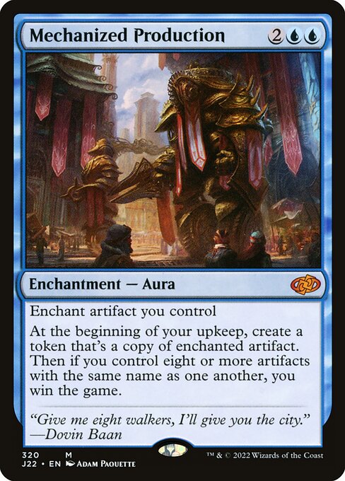 Jumpstart 2022 - 320 - Mechanized Production - Mythic - U - Non-foil