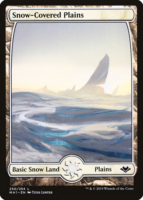 Modern Horizons - 250 - Snow-Covered Plains - Common - C - Non-foil