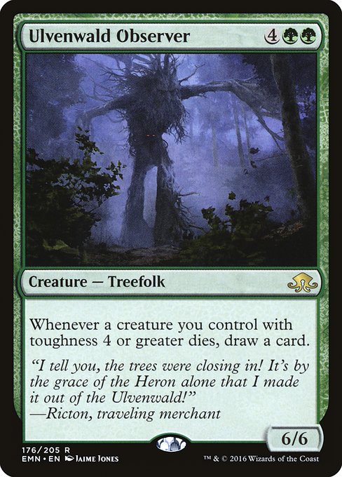 Eldritch Moon - 176 - Ulvenwald Observer - Rare - G - Foil