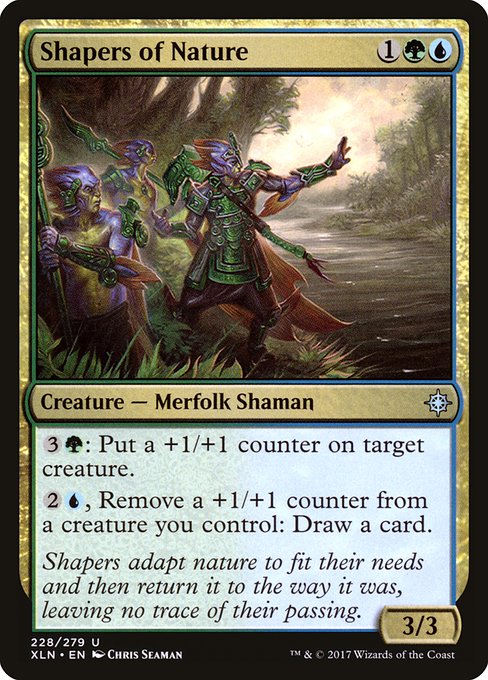 Ixalan - 228 - Shapers of Nature - Uncommon - UG - Non-foil