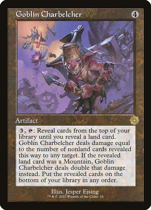 The Brothers' War Retro Artifacts - 18 - Goblin Charbelcher - Rare - C - Non-foil