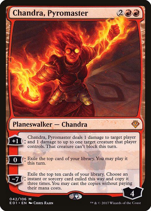 Archenemy: Nicol Bolas - 42 - Chandra, Pyromaster - Mythic - R - Non-foil