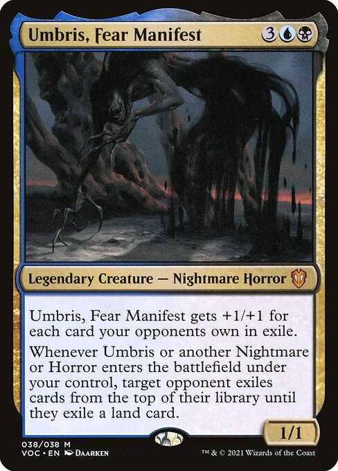 Crimson Vow Commander - 38 - Umbris, Fear Manifest - Mythic - UB - Non-foil