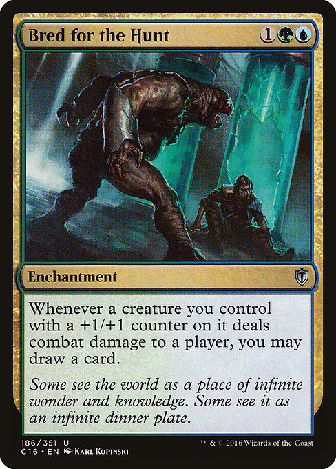 Commander 2016 - 186 - Bred for the Hunt - Uncommon - UG - Non-foil