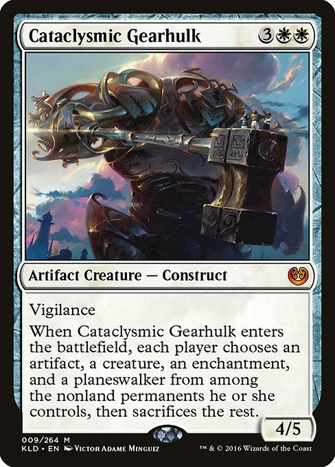 Kaladesh - 9 - Cataclysmic Gearhulk - Mythic - W - Non-foil
