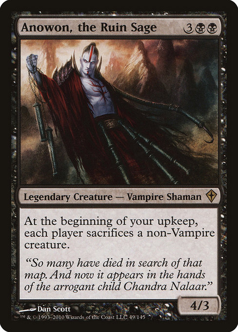 Worldwake - 49 - Anowon, the Ruin Sage - Rare - B - Non-foil