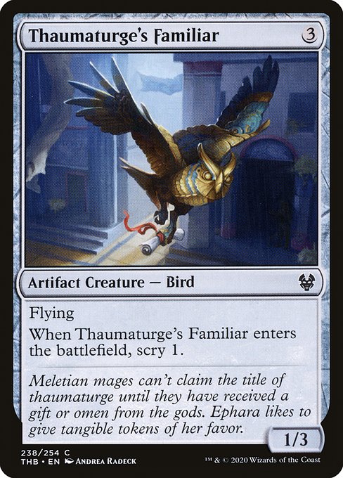 Theros Beyond Death - 238 - Thaumaturge's Familiar - Common - C - Non-foil