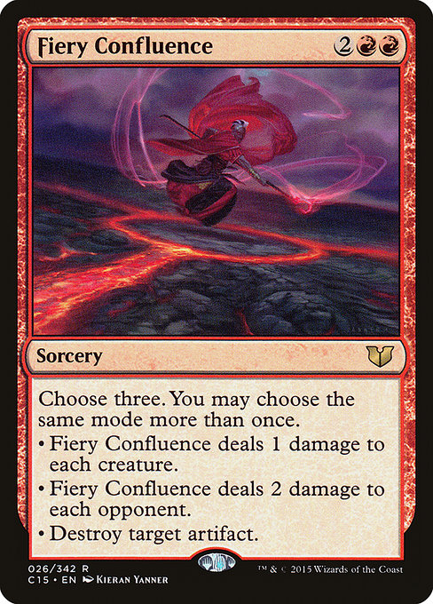 Commander 2015 - 26 - Fiery Confluence - Rare - R - Non-foil