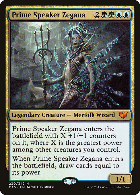 Commander 2015 - 230 - Prime Speaker Zegana - Mythic - UG - Non-foil