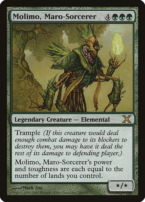 Tenth Edition - 280 - Molimo, Maro-Sorcerer - Rare - G - Non-foil