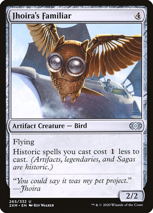 Double Masters - 265 - Jhoira's Familiar - Uncommon - C - Non-foil