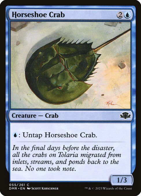 Dominaria Remastered - 55 - Horseshoe Crab - Common - U - Non-foil