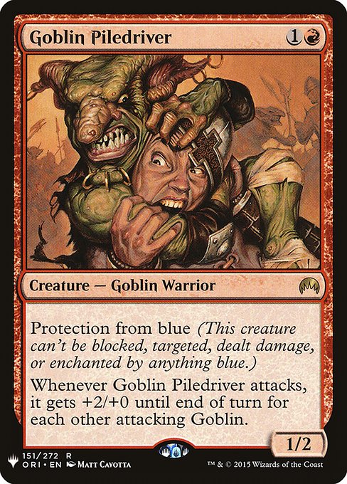 The List - ORI-151 - Goblin Piledriver - Rare - R - Non-foil