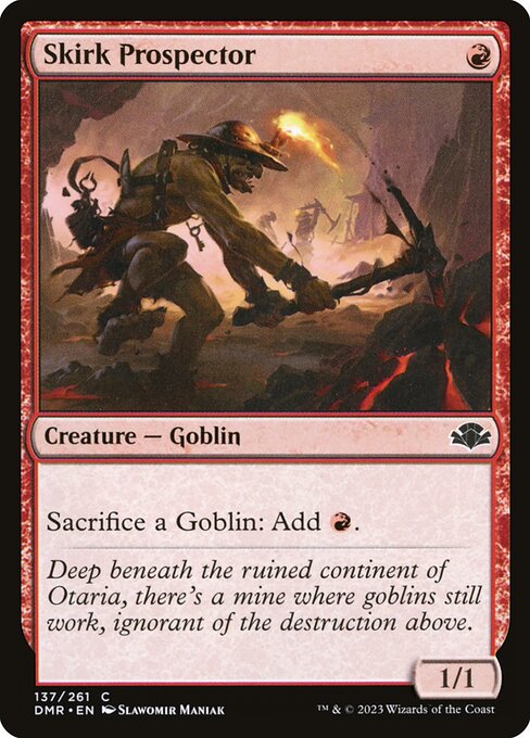 Dominaria Remastered - 137 - Skirk Prospector - Common - R - Non-foil