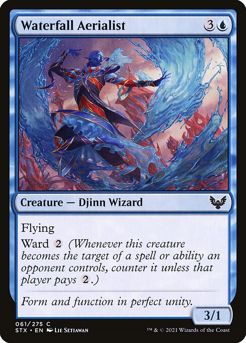 Strixhaven: School of Mages - 61 - Waterfall Aerialist - Common - U - Non-foil