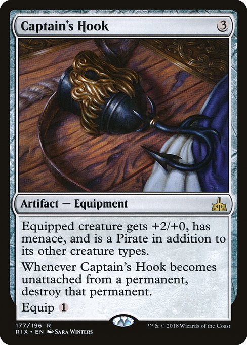 Rivals of Ixalan - 177 - Captain's Hook - Rare - C - Non-foil