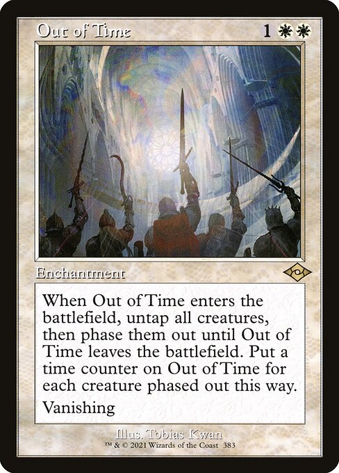 Modern Horizons 2 - 383 - Out of Time - Rare - W - Foil