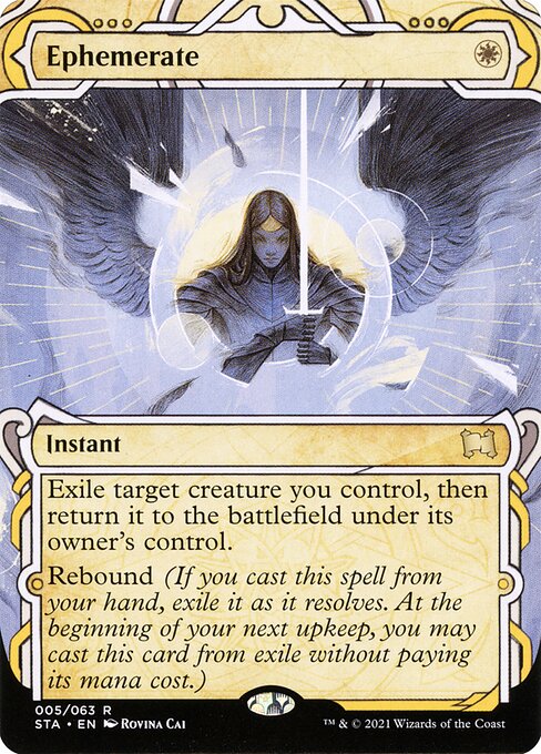 Strixhaven Mystical Archive - 5 - Ephemerate - Rare - W - Foil