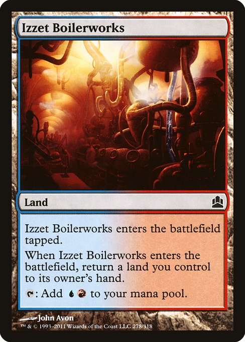 Commander 2011 - 278 - Izzet Boilerworks - Common - C - Non-foil