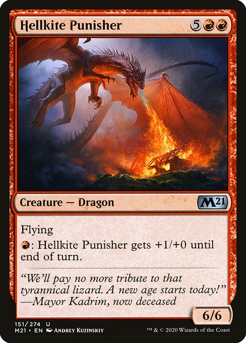 Core Set 2021 - 151 - Hellkite Punisher - Uncommon - R - Non-foil