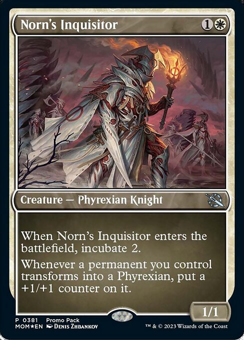 March of the Machine - 381 - Norn's Inquisitor - Uncommon - W - Non-foil Promo