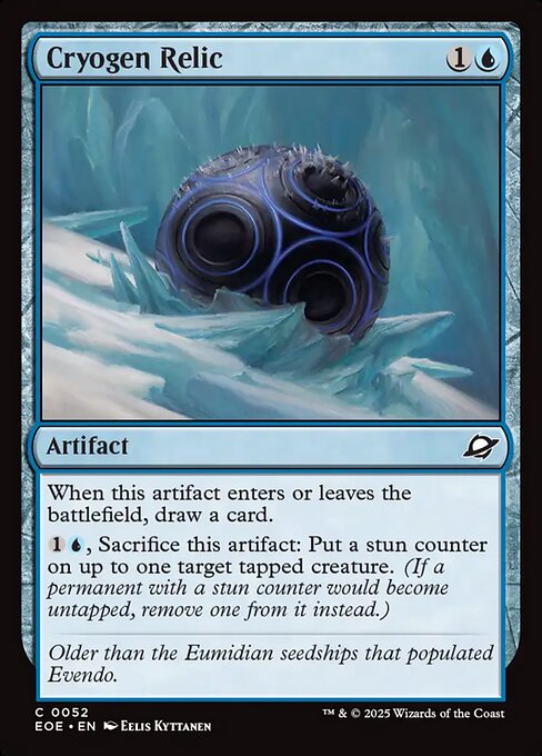 Edge of Eternities - 52 - Cryogen Relic - Common - U - Foil
