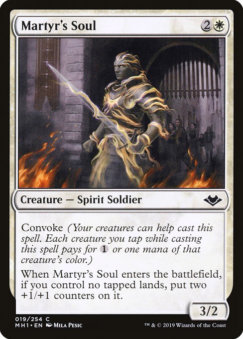 Modern Horizons - 19 - Martyr's Soul - Common - W - Non-foil
