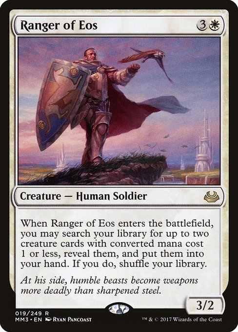 Modern Masters 2017 - 19 - Ranger of Eos - Rare - W - Non-foil