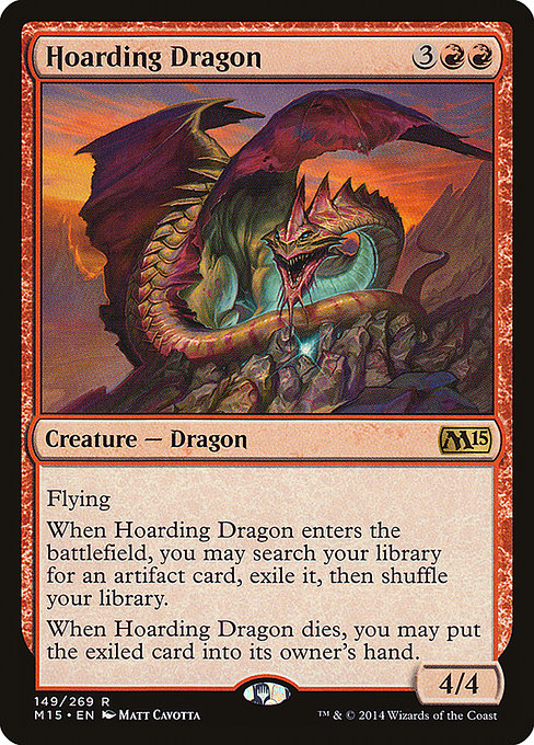 Magic 2015 - 149 - Hoarding Dragon - Rare - R - Non-foil