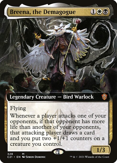 Commander 2021 - 328 - Breena, the Demagogue - Mythic - WB - Non-foil