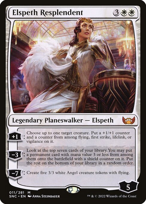 Streets of New Capenna - 11 - Elspeth Resplendent - Mythic - W - Foil