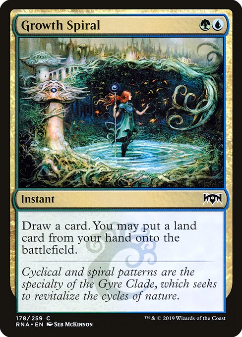 Ravnica Allegiance - 178 - Growth Spiral - Common - UG - Non-foil