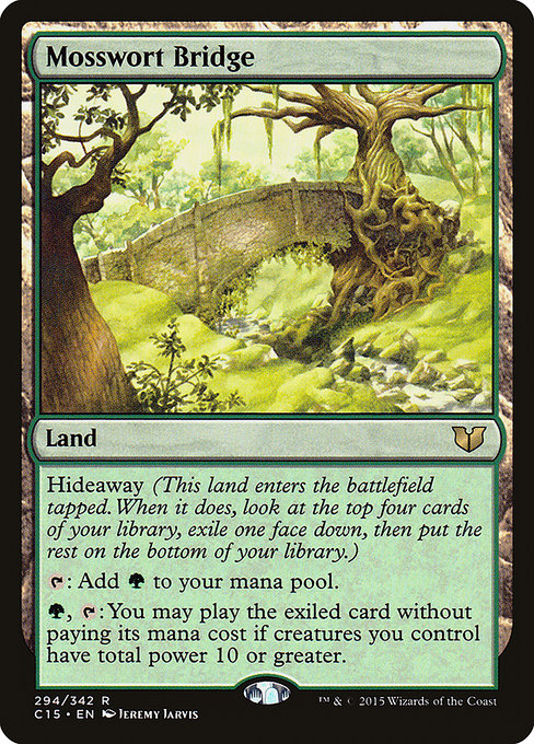 Commander 2015 - 294 - Mosswort Bridge - Rare - C - Non-foil