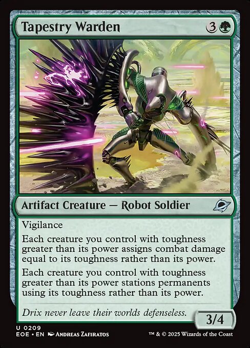 Edge of Eternities - 209 - Tapestry Warden - Uncommon - G - Non-foil