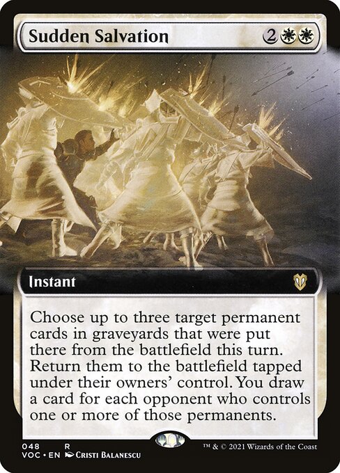 Crimson Vow Commander - 48 - Sudden Salvation - Rare - W - Non-foil