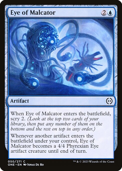 Phyrexia: All Will Be One - 50 - Eye of Malcator - Common - U - Non-foil