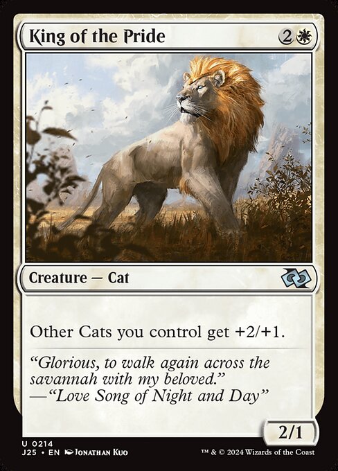 Foundations Jumpstart - 214 - King of the Pride - Uncommon - W - Non-foil