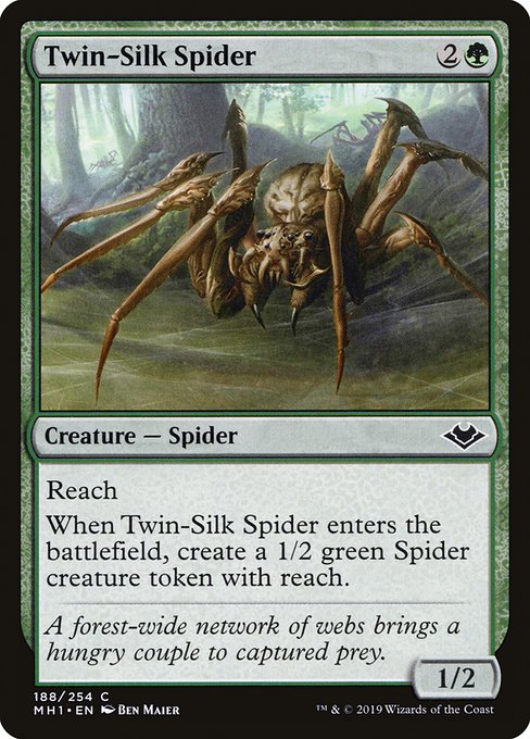 Modern Horizons - 188 - Twin-Silk Spider - Common - G - Non-foil