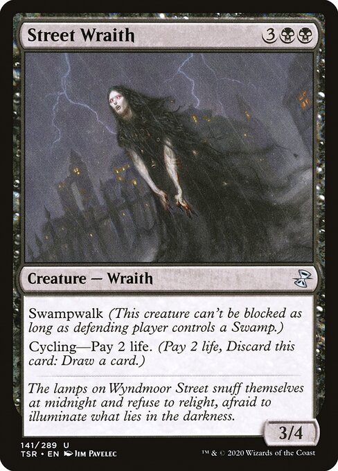 Time Spiral Remastered - 141 - Street Wraith - Uncommon - B - Non-foil