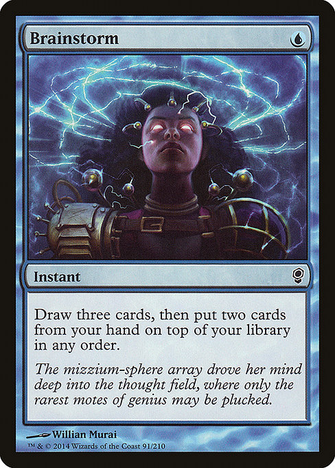 Conspiracy - 91 - Brainstorm - Common - U - Non-foil
