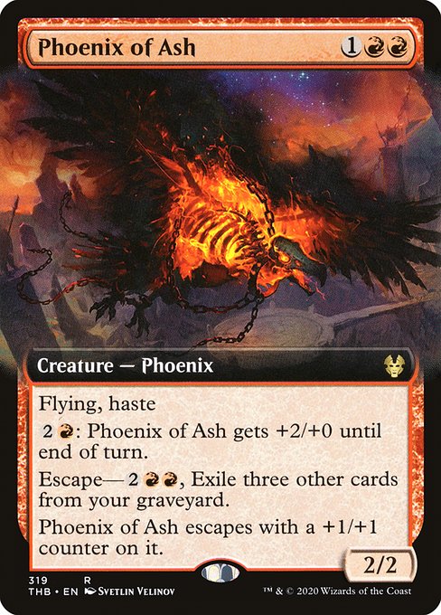Theros Beyond Death - 319 - Phoenix of Ash - Rare - R - Non-foil