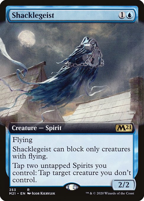 Core Set 2021 - 353 - Shacklegeist - Rare - U - Foil