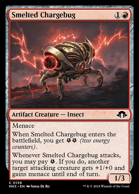 Modern Horizons 3 - 139 - Smelted Chargebug - Common - R - Foil