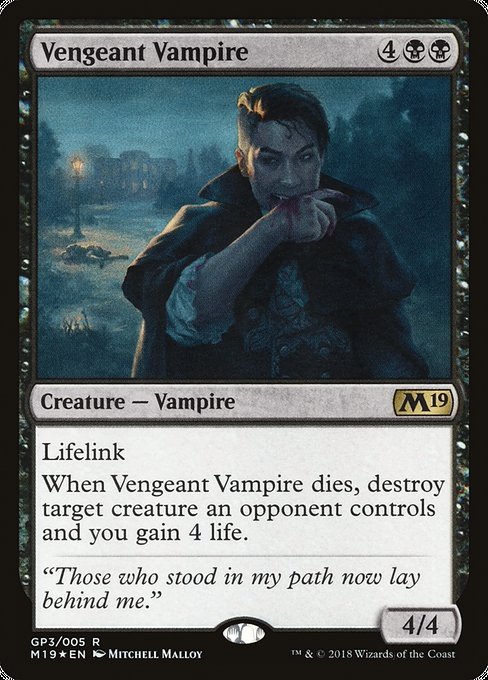 M19 Gift Pack - GP3 - Vengeant Vampire - Rare - B - Foil - Promo