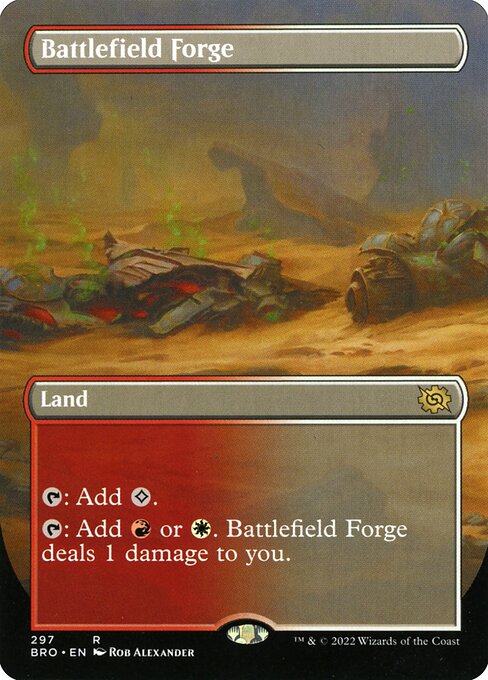 The Brothers' War - 297 - Battlefield Forge - Rare - C - Foil