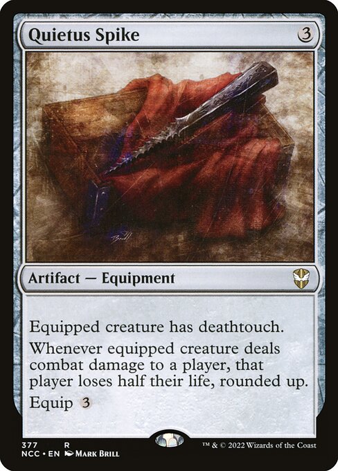 New Capenna Commander - 377 - Quietus Spike - Rare - C - Non-foil