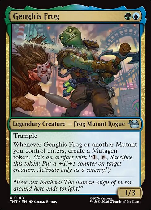 Teenage Mutant Ninja Turtles - 148 - Genghis Frog - Uncommon - UG - Non-foil