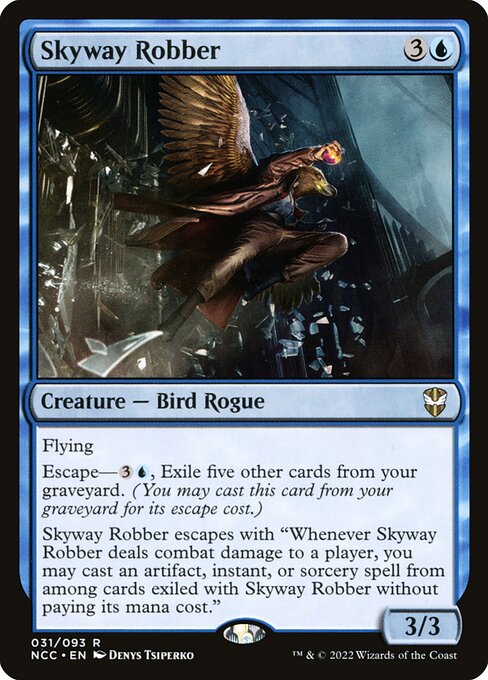 New Capenna Commander - 31 - Skyway Robber - Rare - U - Non-foil