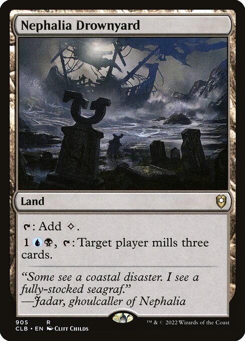 Commander Legends: Battle for Baldur's Gate - 905 - Nephalia Drownyard - Rare - C - Non-foil