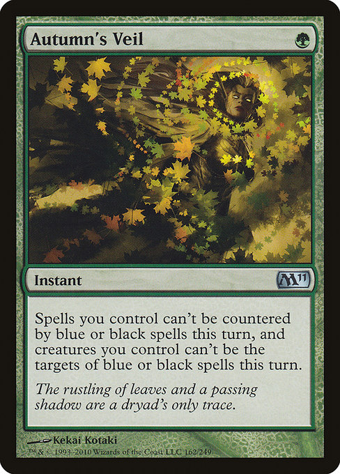 Magic 2011 - 162 - Autumn's Veil - Uncommon - G - Non-foil